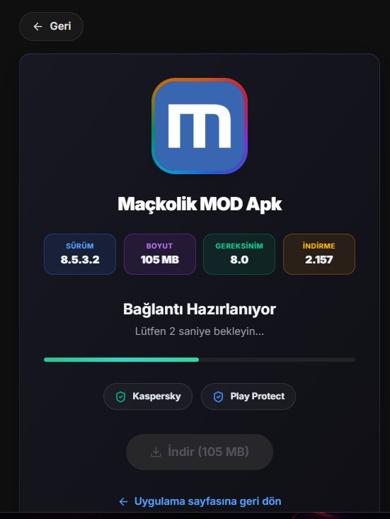 İndirme sayfası